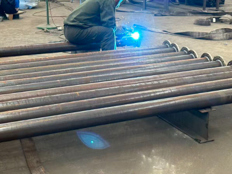 长寿20#无缝注浆管加工108*6钢花管棚管